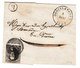 Belgique N°6 10C Fil Simple / Lettre D43 De OOSTVLETEREN Vers Veurne 1/3/1857 Boite (M) LOO Pour Marges Voir Les Scans R - 1851-1857 Medaglioni (6/8)