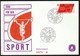 Germany Berlin 1980 / For Sport / Weightlifting, Athletics, Javelin Throw, Waterpolo / FDC - Water-Polo