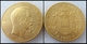 COPIE - 1 Pièce Plaquée OR Sous Capsule ! ( GOLD Plated Coin ) - France - 100 Francs Napoléon III Tête Nue 1855 BB - Autres & Non Classés