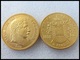 COPIE - 1 Pièce Plaquée OR Sous Capsule ! ( GOLD Plated Coin ) - France - 100 Francs Napoléon III Tête Laurée 1862 BB - Autres & Non Classés