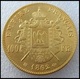 COPIE - 1 Pièce Plaquée OR Sous Capsule ! ( GOLD Plated Coin ) - France - 100 Francs Napoléon III Tête Laurée 1862 BB - Autres & Non Classés