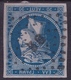 GREECE 1862-67 Large Hermes Head Consecutive Athens Prints 20 L Blue Vl. 32 With Dotted Cancellation 58 (Ν. ΨΑΡΑ) - Gebruikt