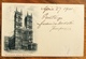 POST CARD WESTMISTER ABBEY VEST FRONT  FOR LUCCA ITALY  27/4/1901 - Storia Postale