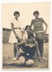 Group Kid Girls Posed On Beach, Fillettes Vintage Old Photo - Personas Anónimos