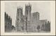 York Minster, Yorkshire, C.1905-10 - Hampshire County Council Reward Postcard - York