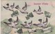 Souvenir D'Esbly - 1908 - Pigeons - Couleur - Esbly