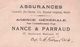 VAUCLUSE - APT - MUTUELLE DE VALENCE AGENCE D'APT 17 Bd NATIONAL - TYPE MOUCHON SUR ENVELOPPE DU 4-2-1904. - Banque & Assurance