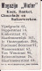 193781Magazijn ,,Victor" Koek, Banket, Chocolade En Suikerwerken. 9Typ. A Witteboon &amp;  Cie., Amsterdam. - Sonstige & Ohne Zuordnung