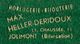 Souvenir De Jolimont Bois-d'Haine Ecrin De L'Horlogerie Bijouterie Max Heller Deridoux, 11, Chaussée (Bifurcation) - Materiali