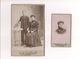 2 PHOTOS  DOLBEAU LA FLECHE -  COUPLE  Et CHIEN - FEMME - - Personnes Anonymes