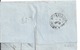 Lettre Etoile De Paris N°1 Sue N°38 - 1849-1876: Période Classique