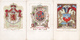 2237/ 10 Oude Kaarten, Wapen, Vlag, Bolivia, Natal, Haiti, Schweiz, Chile, Spanien, Etc - 5 - 99 Postcards