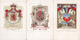 2237/ 10 Oude Kaarten, Wapen, Vlag, Bolivia, Natal, Haiti, Schweiz, Chile, Spanien, Etc - 5 - 99 Cartes