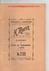 Carnet  De Levée Au Tachéomètre à Levier, 50 Pages, Instruments Pour Ingénieurs, Géomètres, Annotaions Sur Couverture - Right