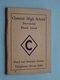 CLASSICAL HIGH SCHOOL Providence RHODE ISLAND ( 81 Pag. - 9 X 13 Cm. / Zie Foto Details ) ! - Diplome Und Schulzeugnisse