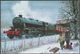 Winter Spotters, Trainspotters, LMS No 5407 - Alternative Card Co Postcard - Trains