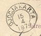 Nederlands Indië - 1879 - 5c Willem III, Briefkaart G1 Van KR  DJOCJAKARTA En Puntstempel 10 Naar KR Padang - Nederlands-Indië