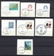 Nice Cancel / Postmark / Chop / Spempel On 18 Piece Of Paper, 2 Scan's - Verzamelingen (zonder Album)