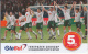 BULGARIA - Football, GloBul Prepaid Card 5 Leva(matt Surface), Tirage 10400, Sample - Bulgaria