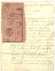 PC 663 / N° 4 Cursive 76 Cayeux Sur Lettre Avec Texte Daté De Cayeux Sur Mer Le 15 Septembre 1852 Avec étiquette Rose De - 1849-1850 Ceres