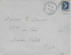1944 - TYPE MARIANNE D'ALGER RARE SUR LETTRE - SEUL Sur ENVELOPPE De PITHIVIERS (LOIRET) => MAISONS-LAFFITTE - 1944 Coq Et Marianne D'Alger