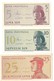 Billets - Indonésie - 5, 10 Et 25 SEN 1964 -  Neuf - Non Circulé - - Indonésie