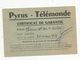 CERTIFICAT De Garantie , PYRUS - TELEMONDE ,1956 , Moment Musical , P. Jouanin , Paris , 2 Scans - Ohne Zuordnung