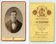 France Lille Jeune Homme Portrait Ancienne Photo CDV Cayez 1870' - Old (before 1900)