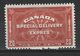 Canada SG S6, Sc E4, Mi 156 * MH - Special Delivery