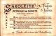 Chromos Saxoléine Pétrole De Sureté, Lampe à Pétrole Calendrier Trimestre 1896 - Petit Format : ...-1900