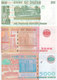 Delcampe - SUDAN 5 10 25 50 100 200 500 1000 2000 5000 DINARS 1992 2002 P-51 :63 SET 10 UNC - Sudan