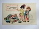 ILLUSTRATORE CASTELLI Bambina Bambino Innamorati Vecchia Cartolina AK Old Postcard 41 - Humorous Cards