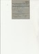 RECEPISSE TAXE N° 69 + N° 84 --SERVICE DEPARTEMENTAL DE LA MAIN - D'OEUVRE -LYON 1947 - 1859-1959 Covers & Documents