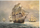 Shipping Postcard - The Convict Transport Ship - "Prince Of Wales" Leaving Portsmouth 1787 - Ref ND392 - Sailing Vessels