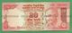 India Inde Indien - 20 Rupees / INR Banknote P-96h - 2010 UNC (letter E) D. Subbarao - As Scan - India