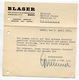 RC 8125 SUISSE 1953 AFFRANCHISSEMENT MÉCANIQUE PUBLICITAIRE BLASER BASEL - Cartas & Documentos