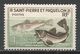 St. Pierre & Miquelon 1957. Scott #352 (MH) Godfish - Neufs