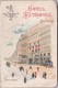 SOUVENIR HOTEL METROPOLE BRUXELLES EN 1900 :intérieur De L'hôtel,publicité Magasins Et "au Bon Marché" - Other & Unclassified