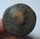 ROME. SESTERCE  HADRIANUS. NEPTUNE. HADRIEN SESTERTIUS.  ROMA. - The Anthonines (96 AD To 192 AD)