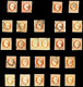 O Empire, 40c Orange X 24 Ex + 80c X 8 Ex, Nances Et Oblitération, Belle Qualité Générale. TTB   Qualité: O - 1853-1860 Napoleone III