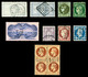 1849/1945, Ensemble De Timbres Neufs Et Oblitérés Dont Jolie Partie Classique En 4 Albums Dont Lettres Et Oblitérations, - Collections