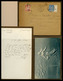 Delcampe - 1849/1945, Ensemble De Timbres Neufs Et Oblitérés Dont Jolie Partie Classique En 4 Albums Dont Lettres Et Oblitérations, - Collections