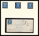 Delcampe - 1854/1852, EMPIRE NON DENTELES: Très Belle Collection De Timbres (neufs Et Oblitérés) Et Lettres, Par Multiple. De Nombr - Collections