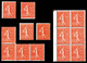 ** 1903/1939, Semeuse: Multiples Dont Nuances Presentés En Classeur, Tous TB   Qualité: **   Cote: 6248 Euros - Collezioni