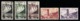 Andorre Français 1955 - 1958 : Timbres Yvert & Tellier N° 138 - 139 - 141 - 143 - 144 - 145 - 146 - 147 - 148 - 149 -... - Usati