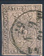 Parma 1852 SA N. 3 C. 15 Rosa, Usato, Ottimi Margini, 1° Scelta, Firma A. Diena, Cat. &euro; 160 - Parma