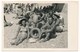 REAL PHOTO Ancienne - Cute Little Girl Kid W Parents Woman Man On Beach, Fillette Avec Parents Sur Plage Photo ORIGINAL - Autres & Non Classés