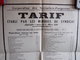 TONNEINS AFFICHE TARIF 1920 CORPORATION DES SERRURIERS FORGERONS LOT ET GARONNE REPARATIONS DES CHARRUES  RAZOL CHARLOT - Afiches