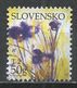 Slovakia 2007. Scott #514 (U) Flowers ** Complete Issue - Gebruikt