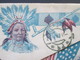 Delcampe - USA / Cuba 1907 Patriotic Cover / Leporello Mit Ansichten! Gesendet Nach Graz Österreich! Indianer / Friedenspfeife. RRR - Storia Postale